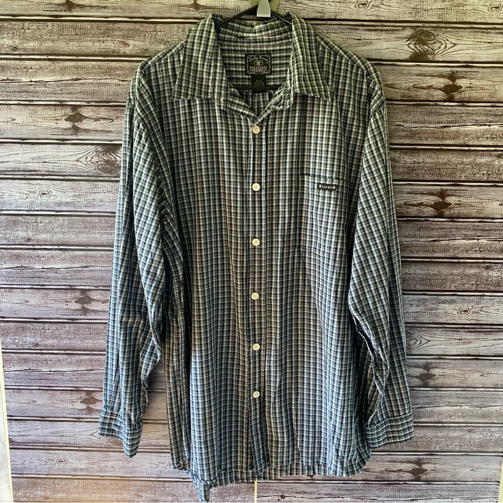 Lucky Brand Men's‎ Long-Sleeved Button-Down Shirt Size XL